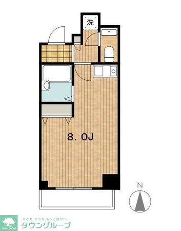 レジディア大井町の物件間取画像